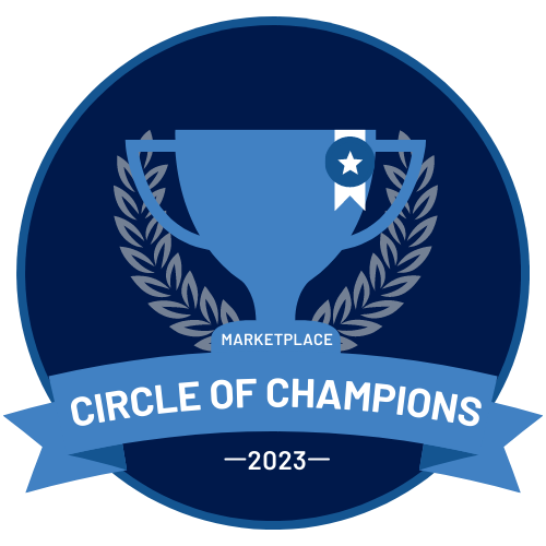 Marketplace Circle of Champions Badge